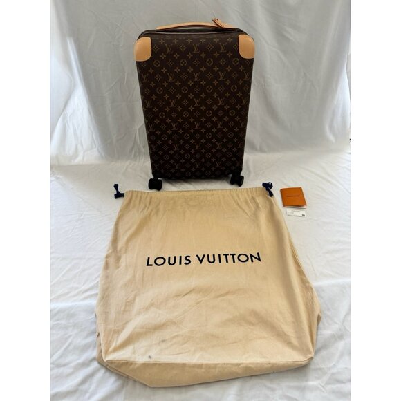 LOUIS VUITTON Luggage M20200 Horizon 55 Monogram Coquelicot Brown Store Receipt - Picture 3 of 16